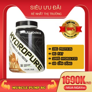 [GIÁ TỐT] HYDROPURE HYDROLYZED WHEY - WHEY PROTEIN THỦY PHÂN 100% (4.5 LBS)