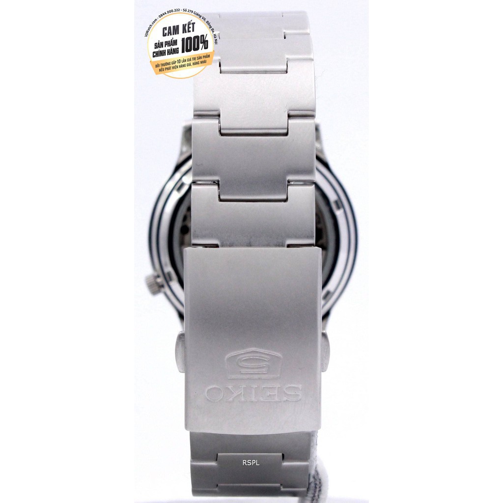 Đồng hồ cơ Seiko 5 quân đội SNK809K1 ♥ FREESHIP ♥ TẶNG 1 DÂY DA BÒ 🎁 size mặt 37mm, dây kim loại 