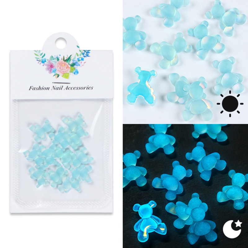 Phụ Kiện Trang Trí Móng Tay Hình Gấu Gummy 3D DIY