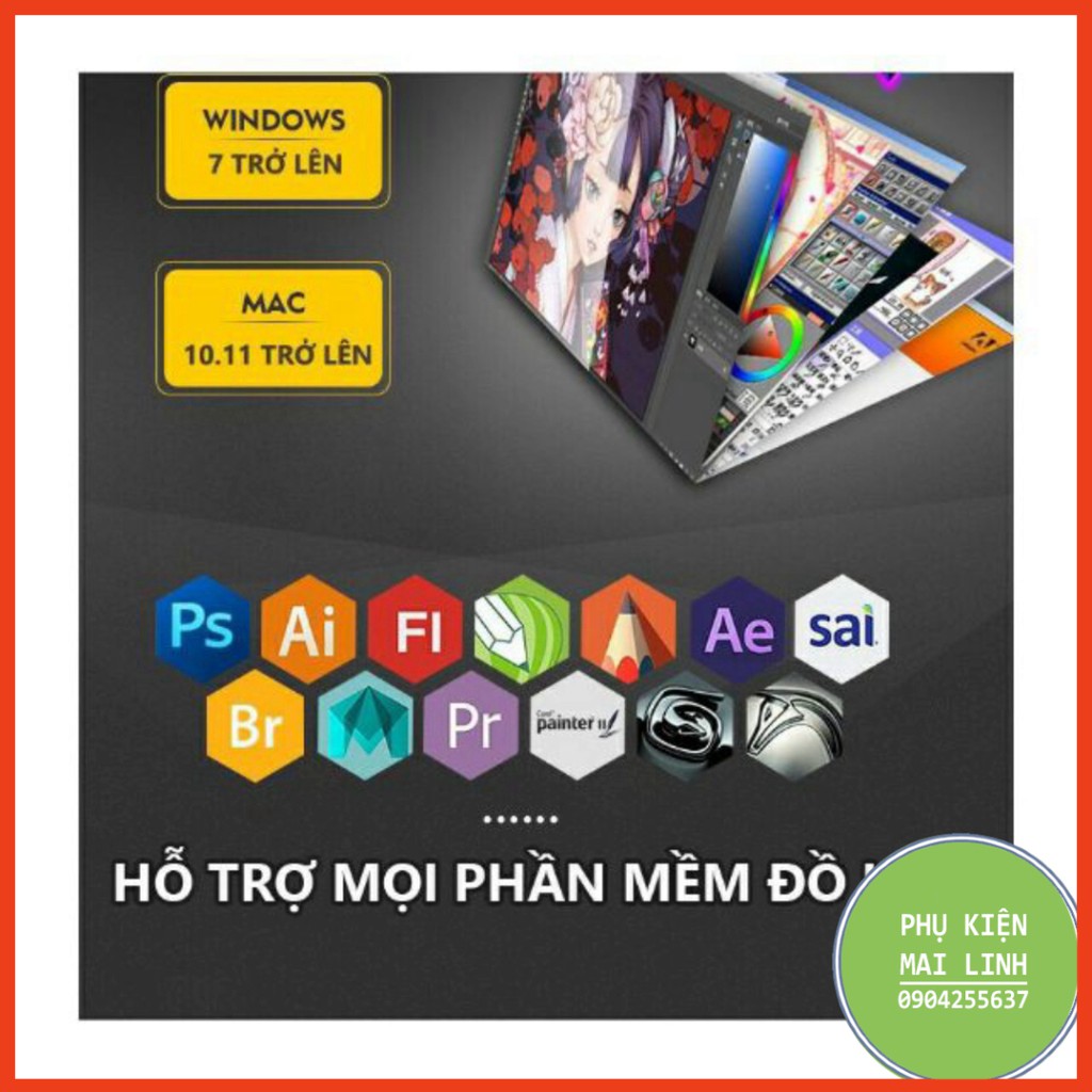 [Hàng chính hãng có sẵn] Bảng vẽ điện tử Gaomon 1060Pro bản mới nhất bảo hành 12 tháng