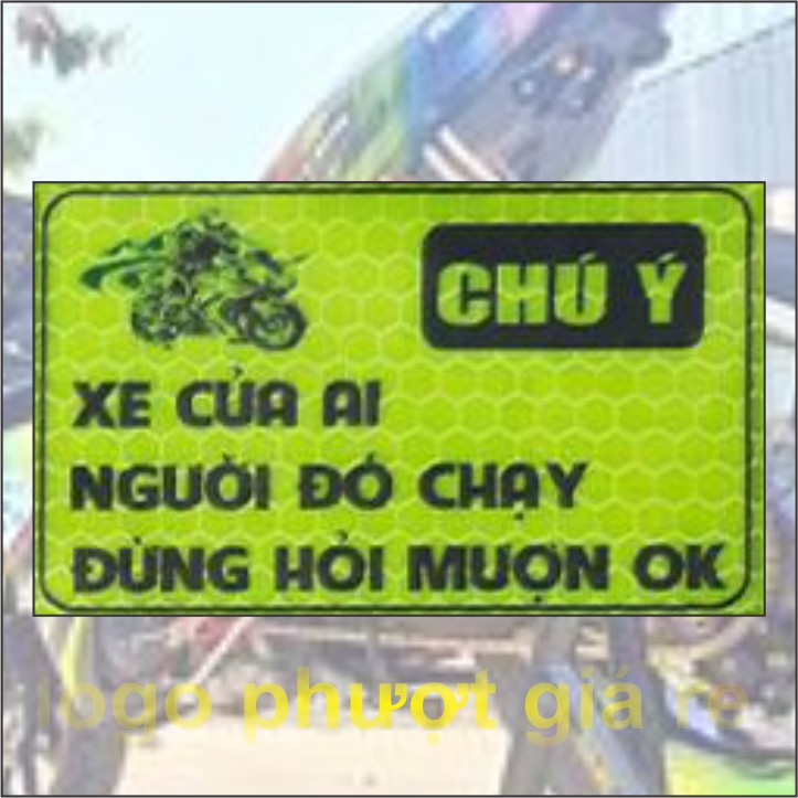 TEM CẢNH BÁO - LOGO CHÚ Ý