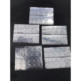 Miếng dán móng silicon nail, vỉ dán móng silicon