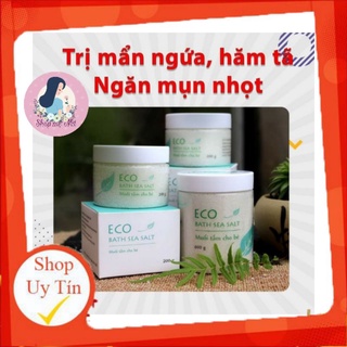 Muối tắm bé Eco, hết rôm sảy, mẩn ngứa, bảo vệ bé yêu toàn diện 200g