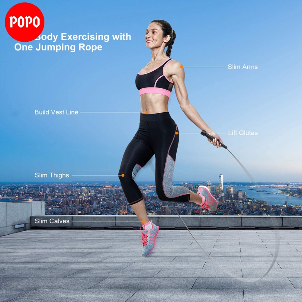 Dây nhảy thể dục SPORTY TS2 chất liệu PVC dành cho người lớn và trẻ em