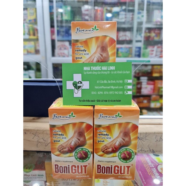 BoniGut - Boni Gut Giảm nguy cơ, triệu chứng bệnh gout [boni gut]