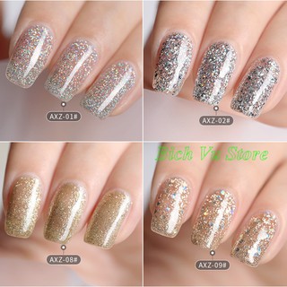 Sơn Gel AS mã AXZ kim tuyến| vỏ chai đỏ