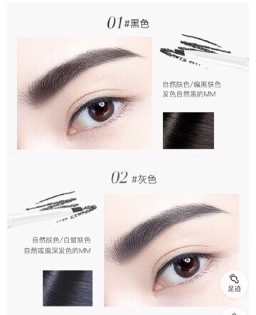 Chì kẻ mày 💖FREESHIP💖 Chì kẻ mày 2 đầu Lameila Nội địa Trung Vỏ trắng | BigBuy360 - bigbuy360.vn