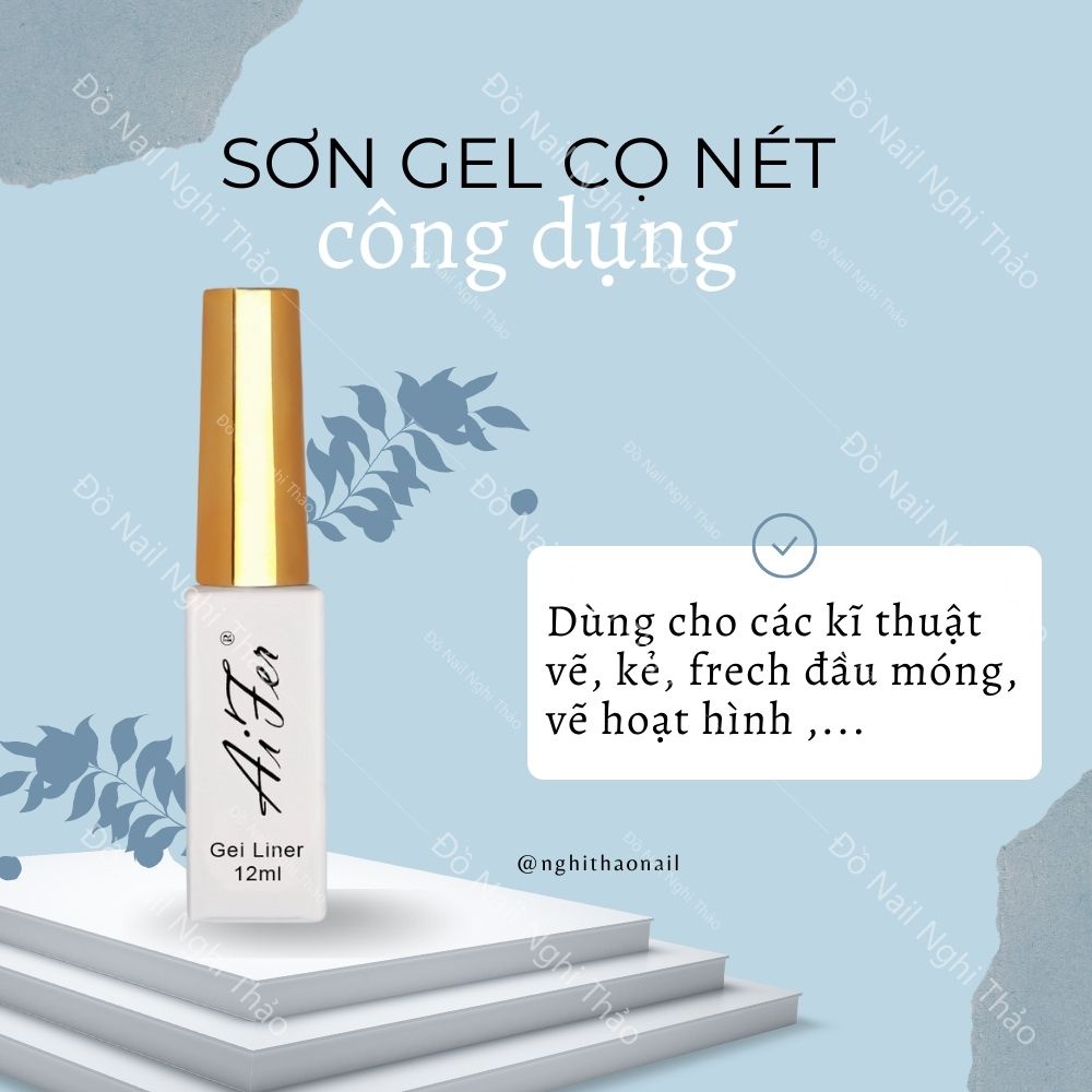 [Mã 154FMCGSALE giảm 8% đơn 500K] Sơn gel cọ nét 12ml