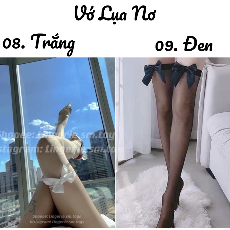 Tất Đùi Lưới Và Lụa Cao Cấp Tổng Hợp - Phối Hợp Cùng Trang Phục