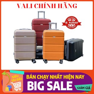 Vali Du Lịch - VALI GIÁ KHO Mã 809 Vali kéo nhựa bảo hành 5 năm chống va đập, chống trầy xước