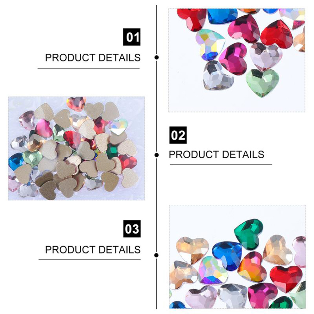Seet 50 Hạt Charm Thủy Tinh Hình Ngôi Sao 3d Dùng Trang Trí Móng Nghệ Thuật