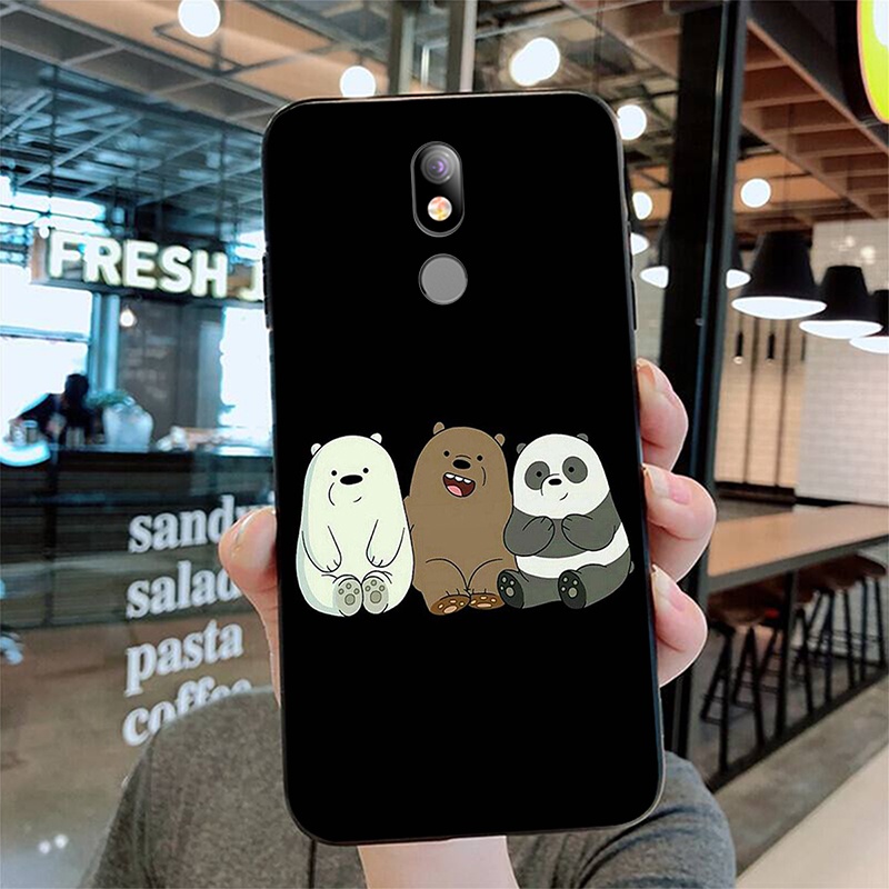 Ốp Điện Thoại TPU Silicon Hình Gấu Cho LG K40 / K12 Plus Lm-X420Em LG X4 2019