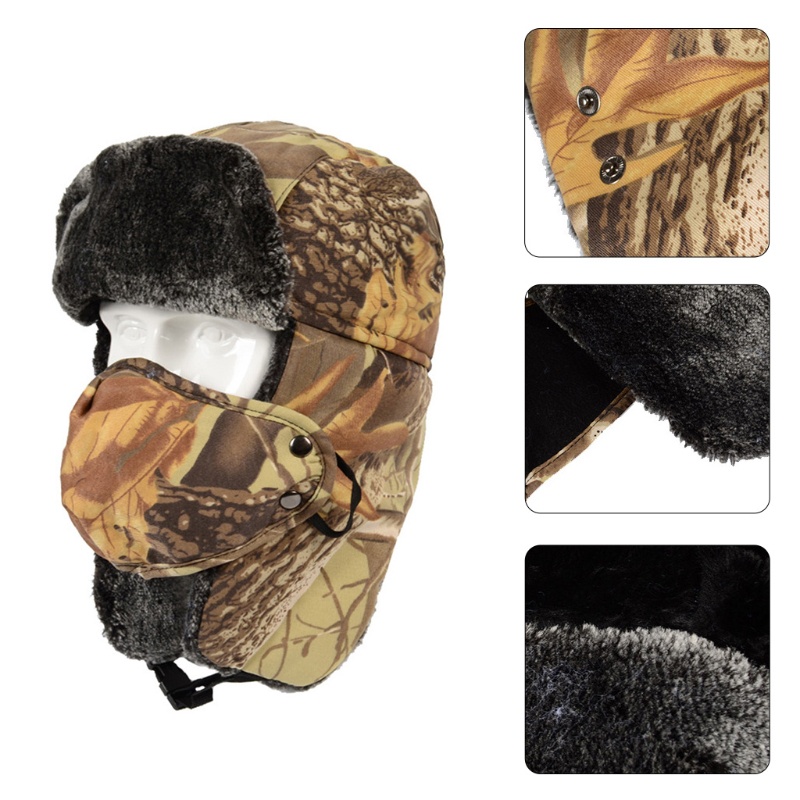 Mũ Bomber Bền Bỉ Bảo Vệ Tai Cho Các Hoạt Động Ngoài Trời