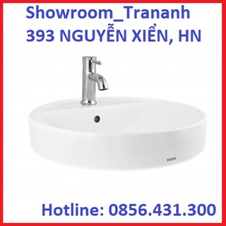 Chậu lavabo toto lt700ctr – chậu toto đặt bàn, dương vành