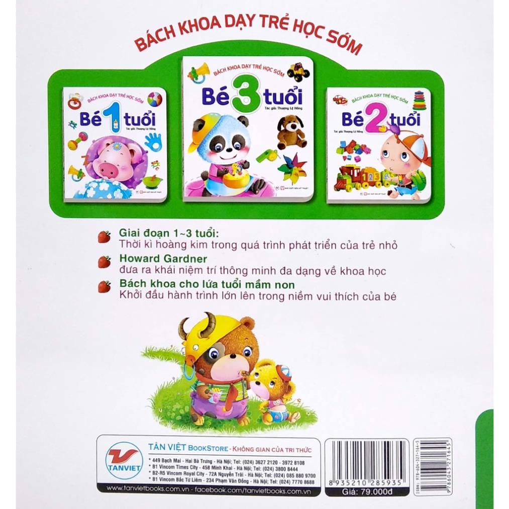 Sách Bách Khoa Dạy Trẻ Học Sớm - Bé 3 Tuổi - Tân Việt