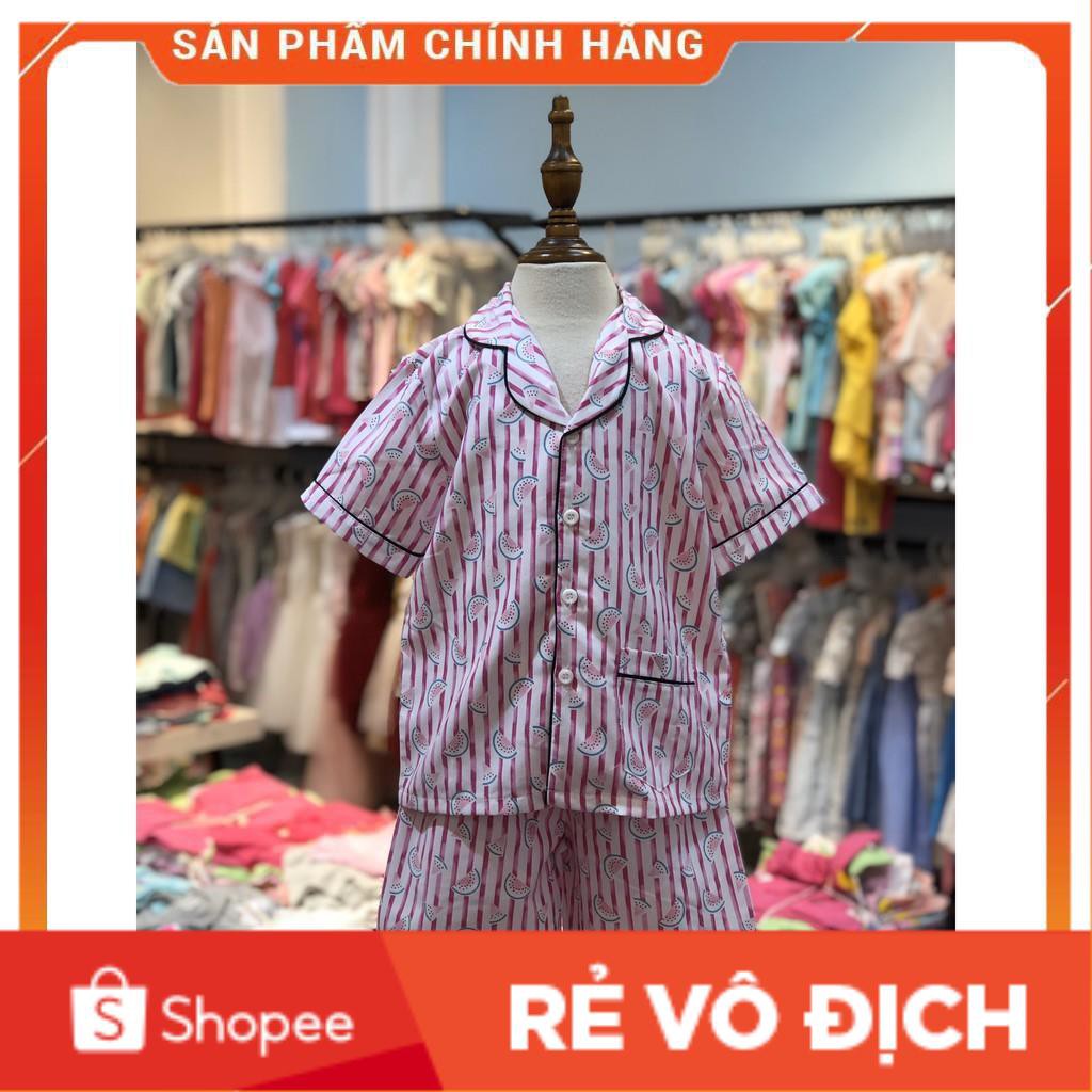 [SALE CỰC RẺ 79K] Bộ Pijama bé trai, bé gái size 3-7T. Chất cotton thấm hút mồ hôi, không nhàu, thoáng mát