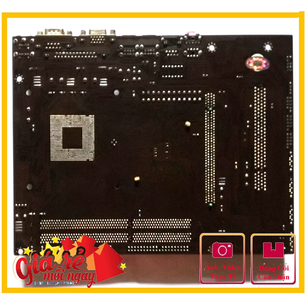 Combo Main G41 DDR3 socket 775 cổng LPT Parallel song song+ Chip E5300+ Quạt+ Keo gói tản nhiệt CPU
