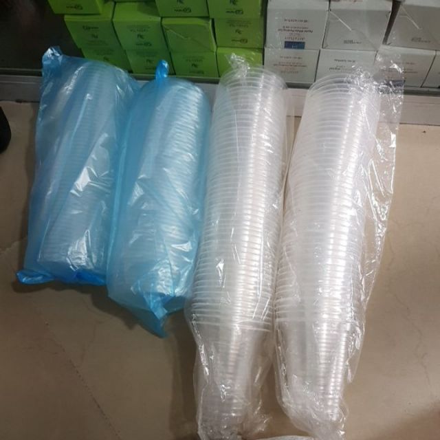 Combo 50 chiếc cốc có nắp từ 220ml đến 300ml