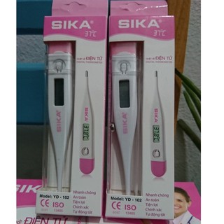 Nhiệt kế điện tử Sika - kèm pin dự phòng