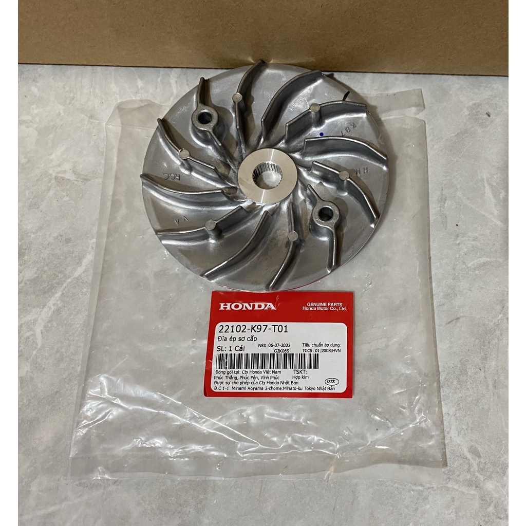 Đĩa ép sơ cấp - quạt gió HONDA PCX 125 năm 2018. 22102K97T01