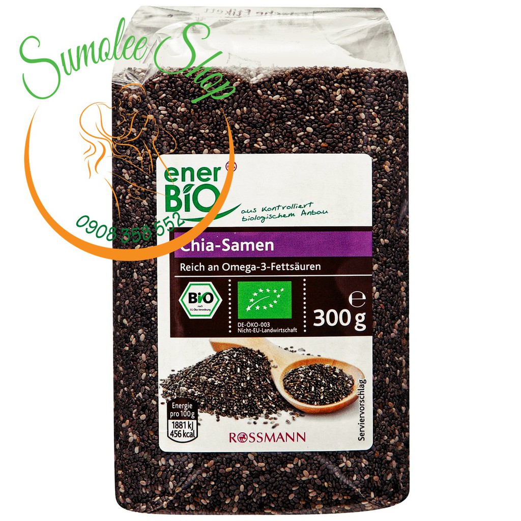 HẠT CHIA BIO ĐỨC SIÊU SẠCH 300gr - DATE 5.2025