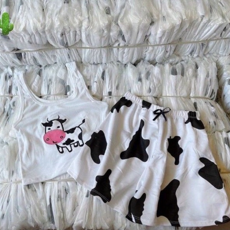 Bộ 2 Dây In Hình Bò Sữa | BigBuy360 - bigbuy360.vn