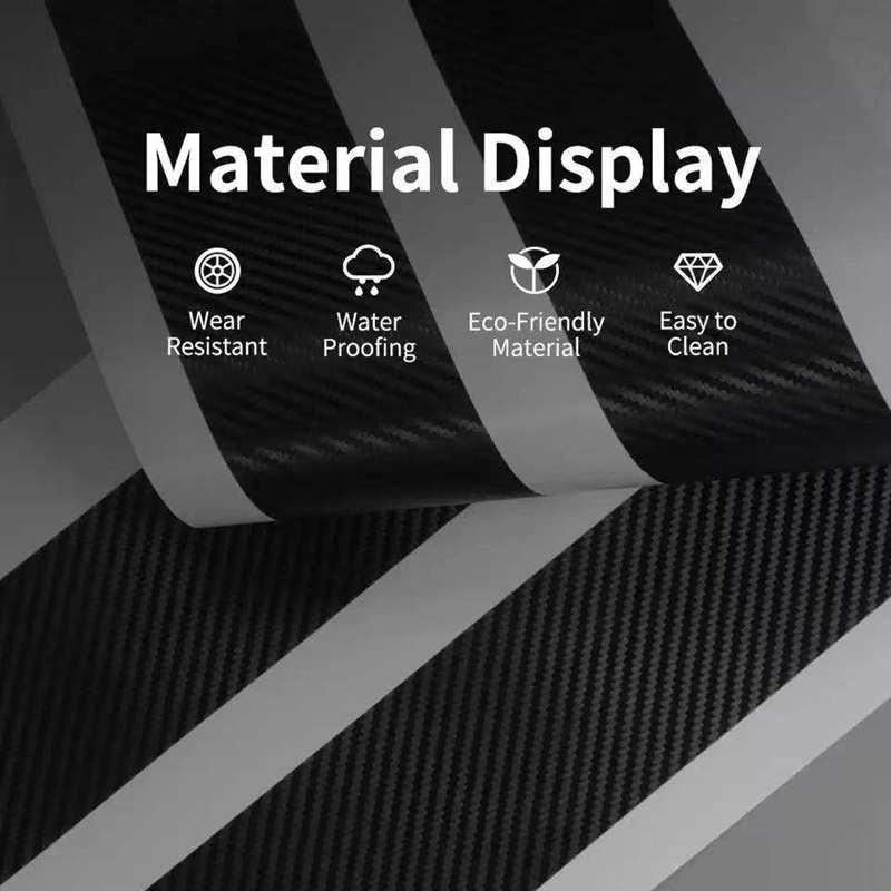 Bộ 4 Miếng Dán Trang Trí Cửa Xe Hơi Mitsubishi Xpander Triton Lancer Pajero ASX Mirage Chất Liệu Da