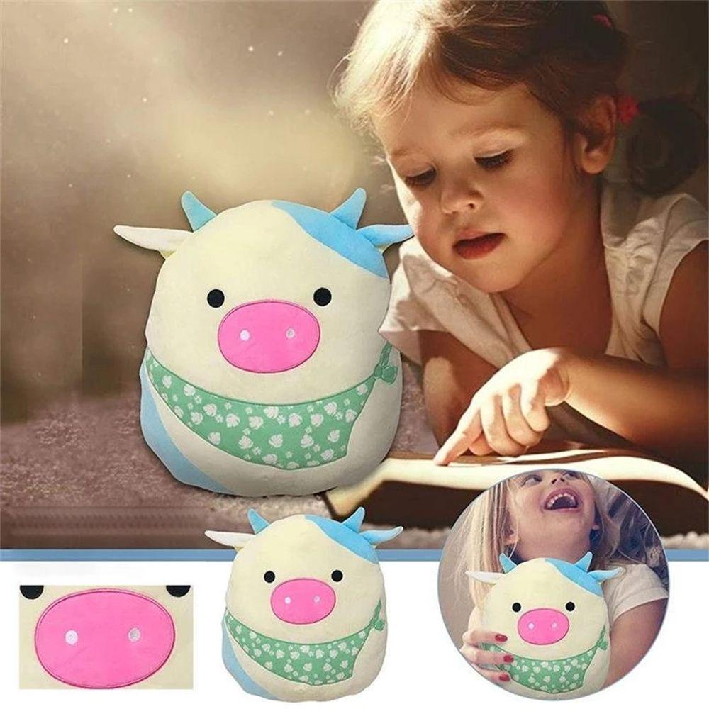 Bò Nhồi Bông Mềm Mại 20cm Dành Cho Trang Trí