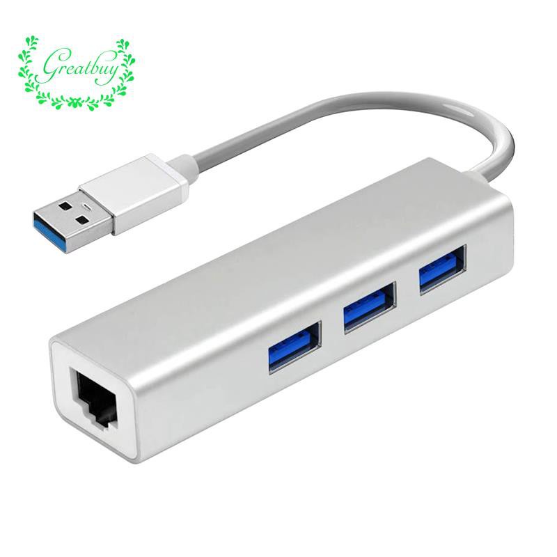 High Quality USB HUB 3.0 RJ45 Lan Network Card Adapter for Mac IOS Android PC VNGB