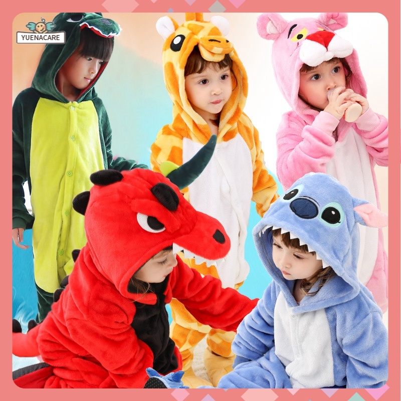 Bộ Áo Choàng Tắm Liền Thân Hình Khủng Long Dành Cho Bé