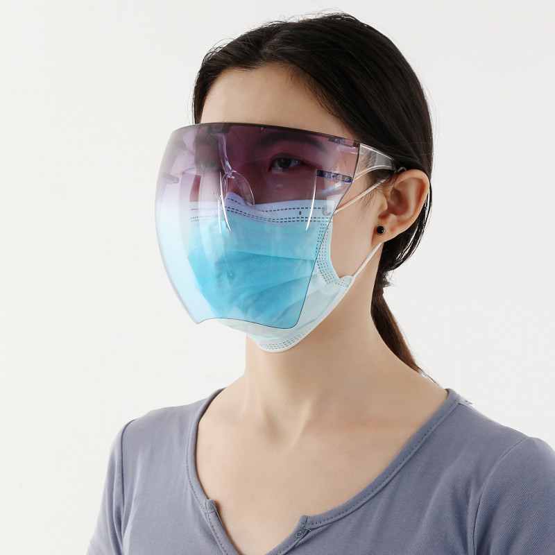 Face Shield - Mặt nạ chống giọt bắn trong suốt , mặt nạ chống dịch , bảo vệ mắt , chống bụi cao - Safety Eye Protection Face shield kính phòng hộ chống giọt bắn. [Nón Chống Dịch]Bụi có gọng cao cấp phù hợp mọi lứa tuổi