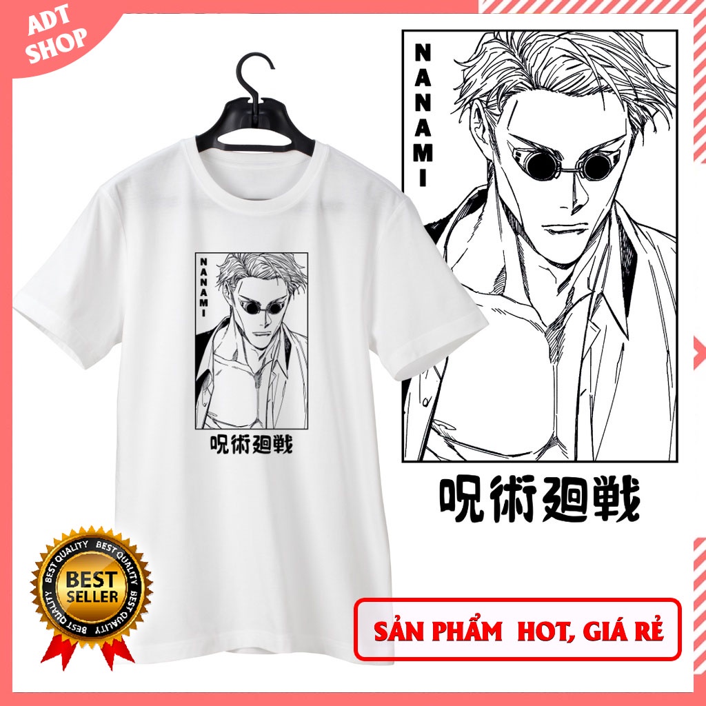 Áo phông Jujutsu Kaisen Kento Nanami Manga Anime ngắn tay cực ngầu giá rẻ
