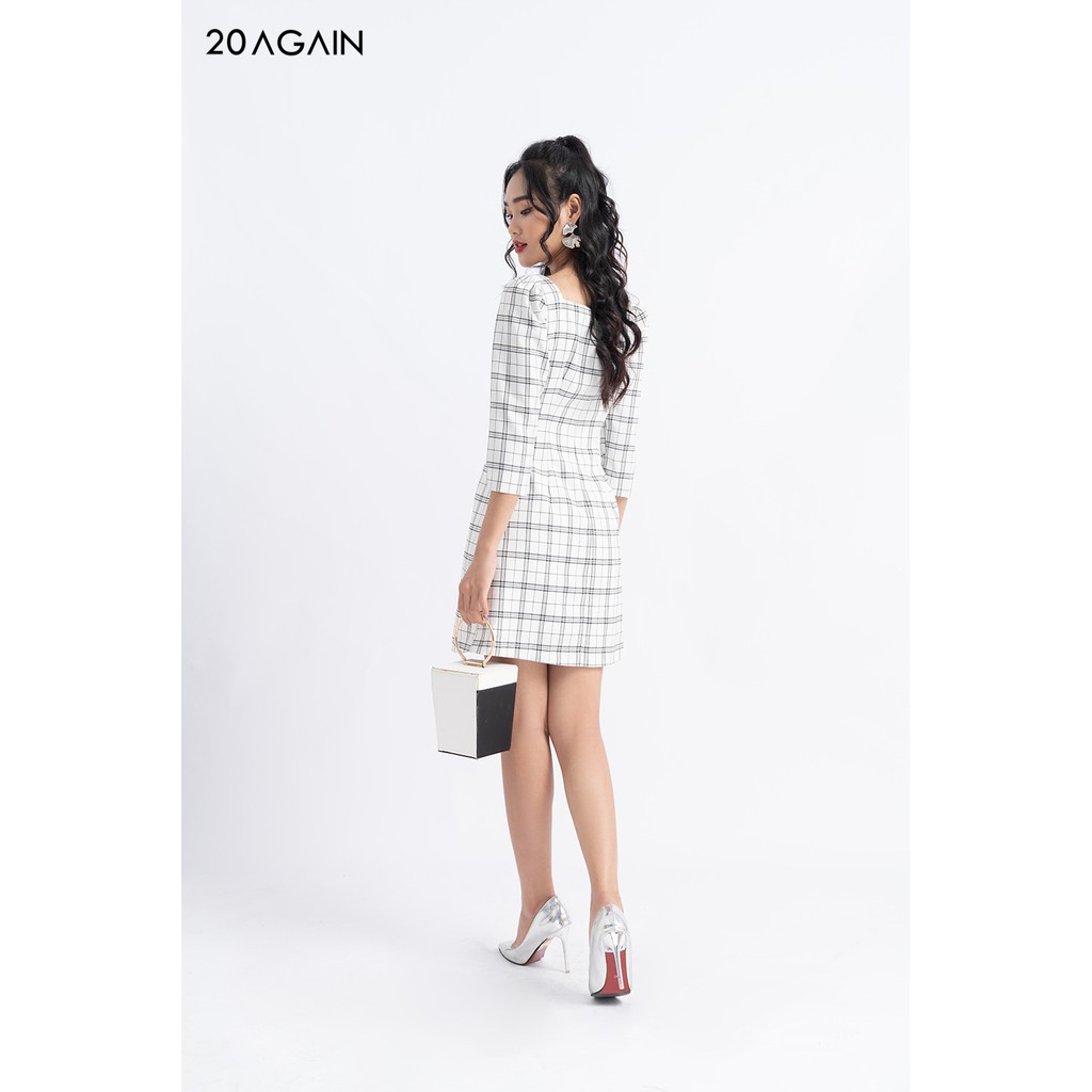 Đầm vuông tay lỡ cổ tim ôm body DOA1023 - 20AGAIN | BigBuy360 - bigbuy360.vn
