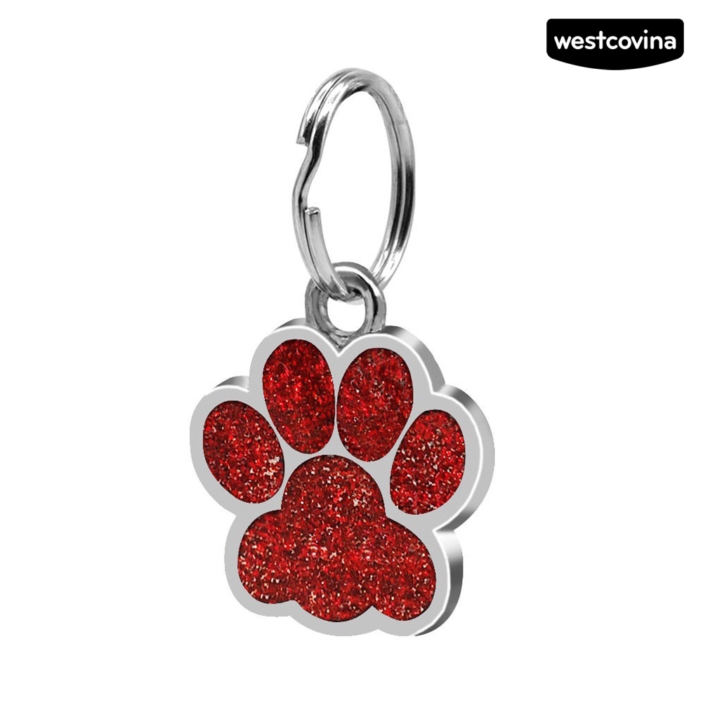 Thẻ Tên Hình Dấu Chân Cho Thú Cưng Siêu Bền