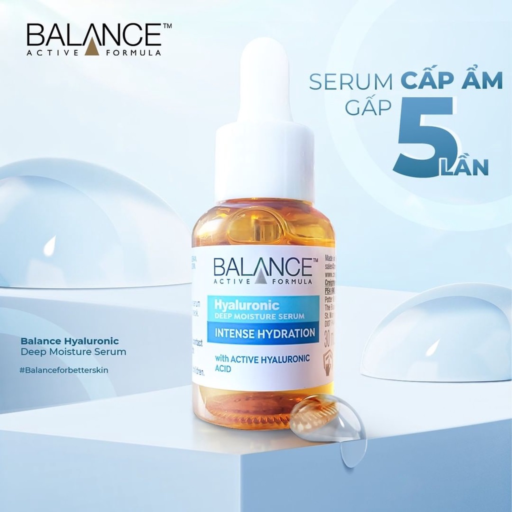 Serum Cấp Nước Dưỡng Ẩm Balance Active Formula /Hyaluronic Deep Moisturizing 30ml