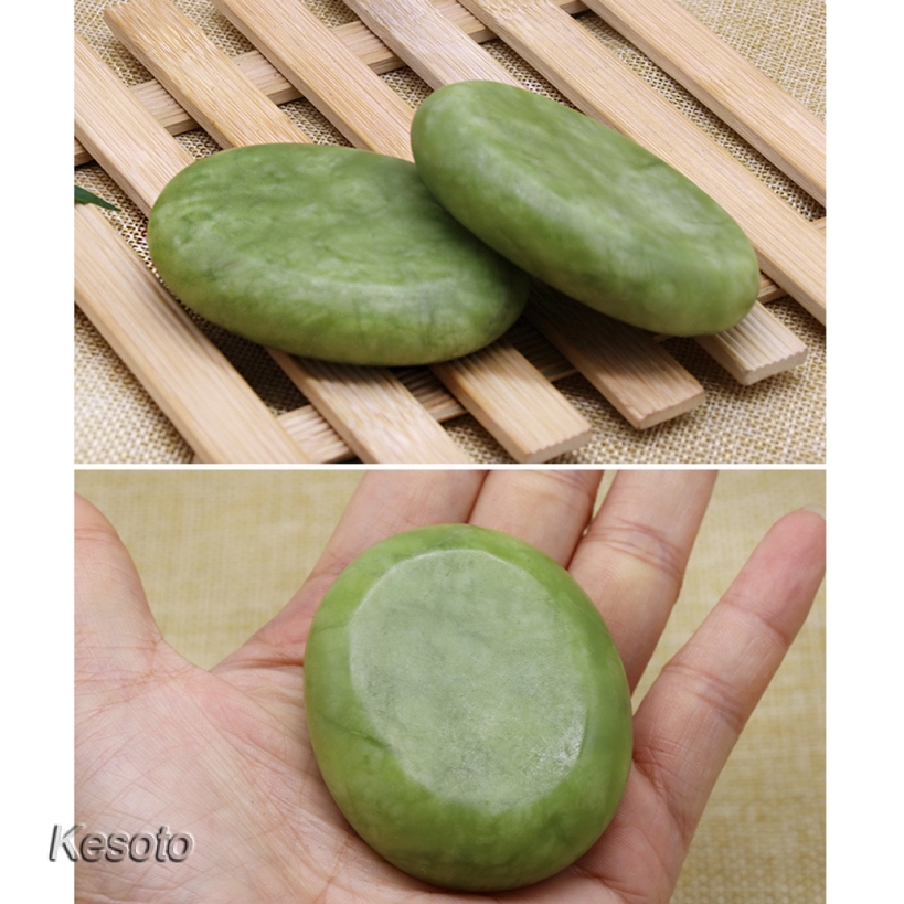 [KESOTO] SPA Natural Jade Hot Massage Stones Hot Rocks Energy Stones Body Skin Care