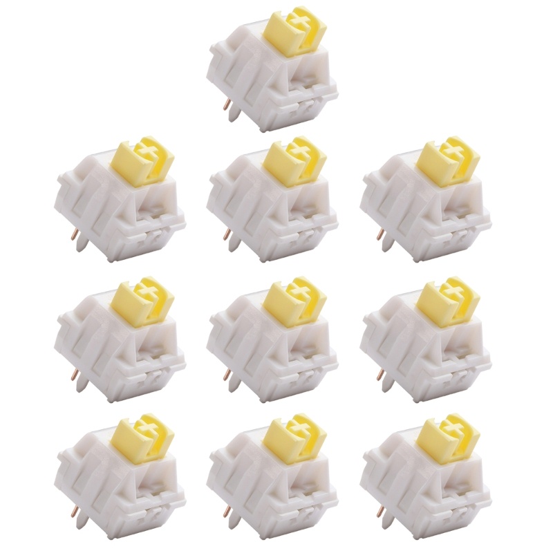 Công Tắc Lò Xo Mạ Vàng 5Pin Mojito JWICK Chuyên Dụng Cho Bàn Phím Cơ Chơi Game MX