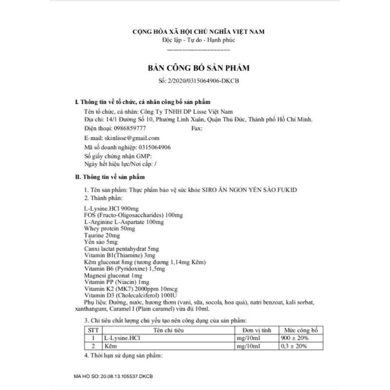 🍔🥐 [Hết biếng ăn]🍧🍩Siro GIÚP BÉ TIÊU HÓA TỐT 🍗🍔ĂN NGON NGỦ KHỎE YẾN SÀO FUKID | Thế Giới Skin Care