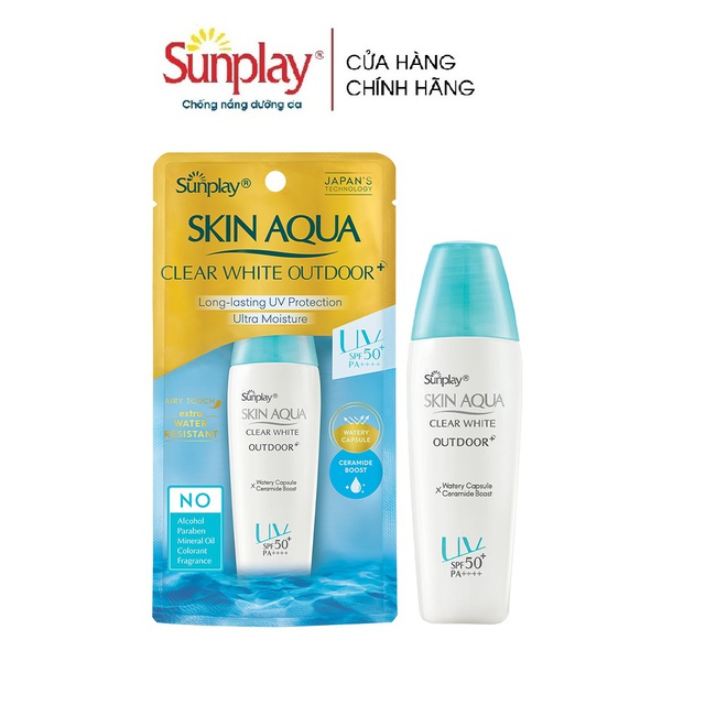 [Mã FMCGMALL -8% đơn 250K] Gel chống nắng dưỡng da khi vận động mạnh Sunplay Skin Aqua Outdoor+ SPF50+ PA++++ (30g)