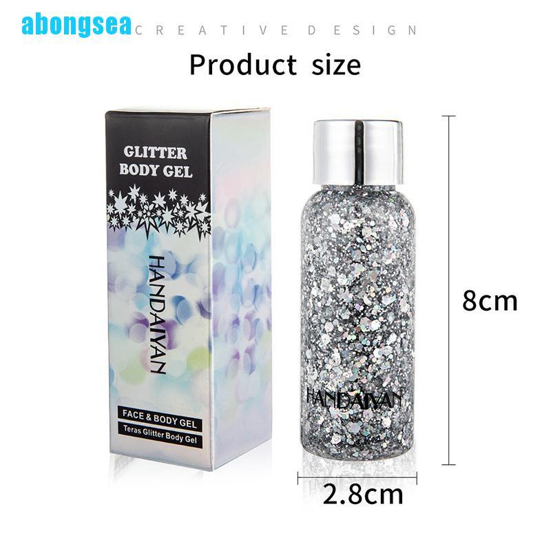 Abongsea Glitter Shiny Body Painting Eye Shadow Festival Party Cream Face Shimmer Gel