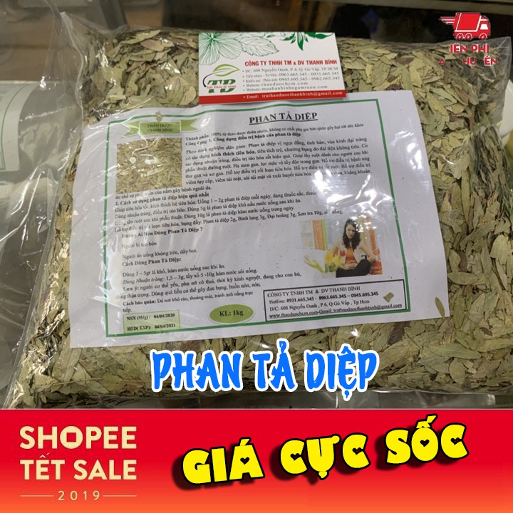 Lá Phan tả diệp khô, sạch 1Kg_Hàng CTy