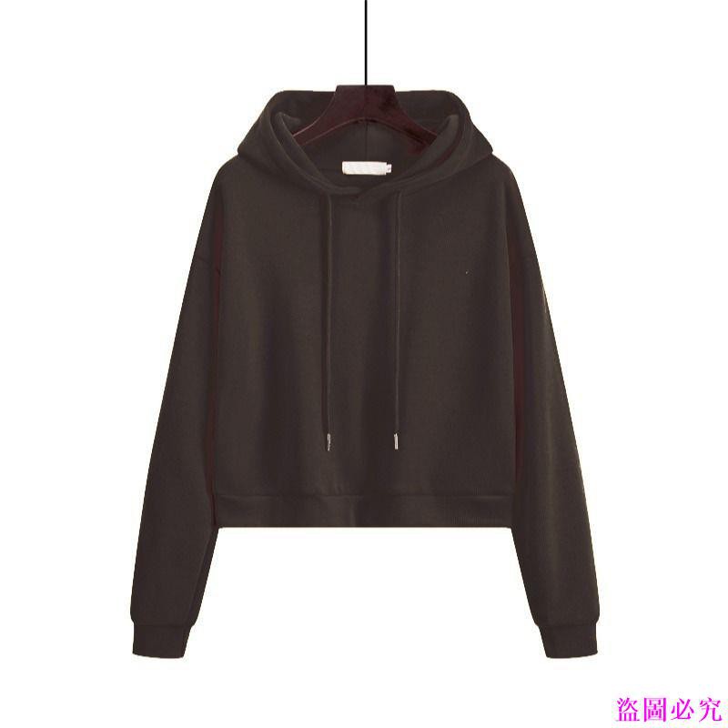 Áo hoodie dáng ngắn thời trang mùa thu dành cho nữ♡ | BigBuy360 - bigbuy360.vn
