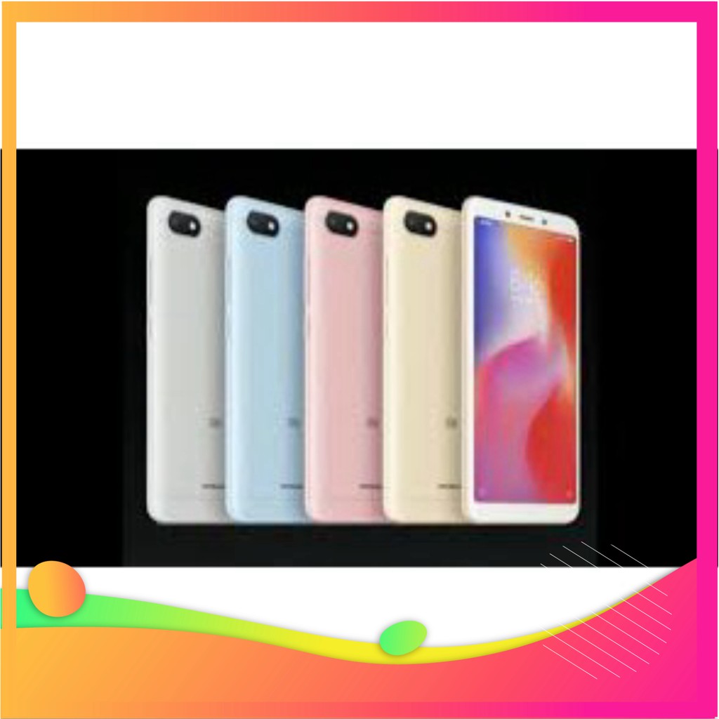 HOT GIÁ  điện thoại Xiaomi Redmi 6a 2sim ram 3G rom 32G mới Chính hãng, Có sẵn Tiếng Việt HOT GIÁ