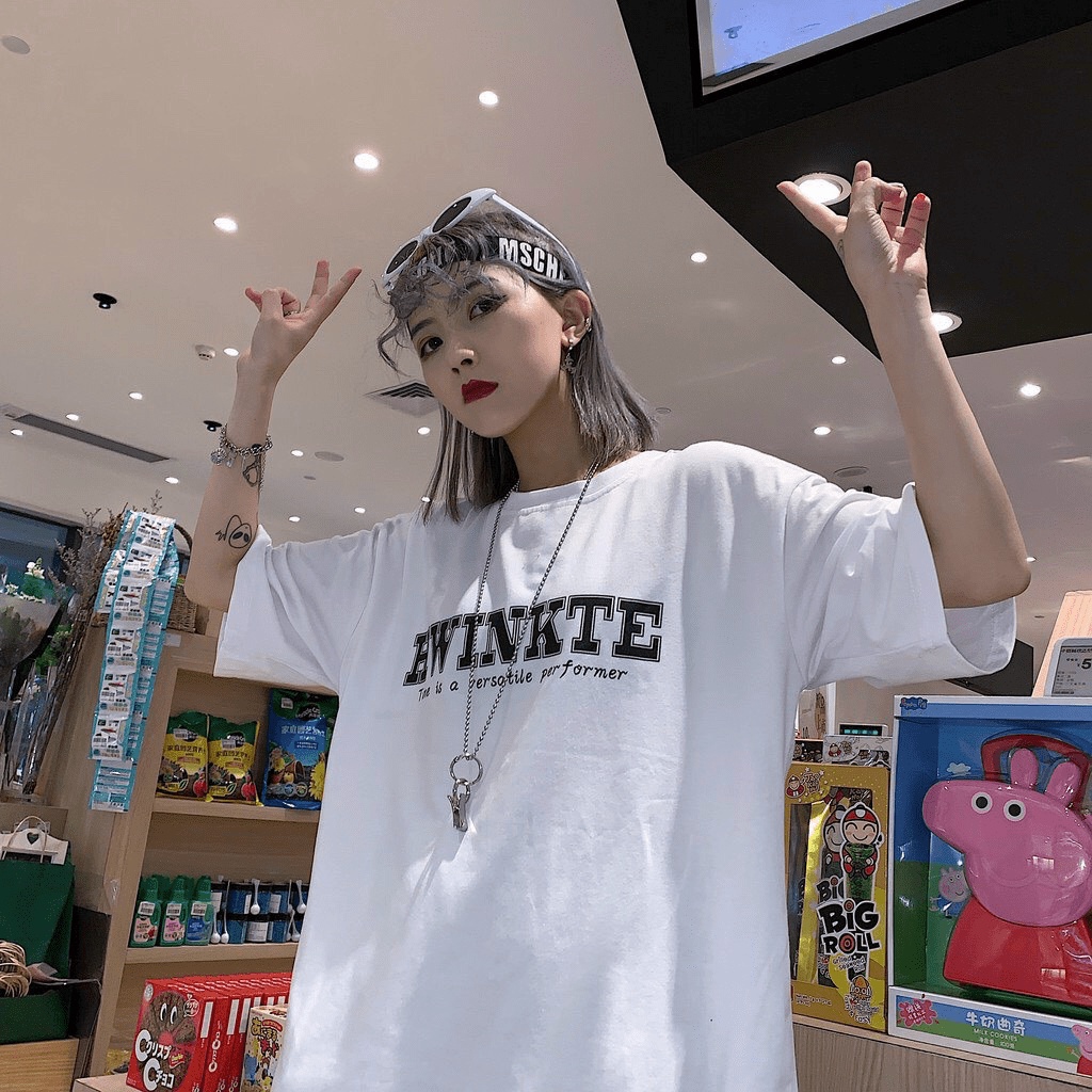 Áo Thun Unisex Form Rộng Tay Lỡ In Chữ Phong Cách Cá Tính Mẫu Mới Chuẩn Form  - ĐĂNG QUANG CLOTHER