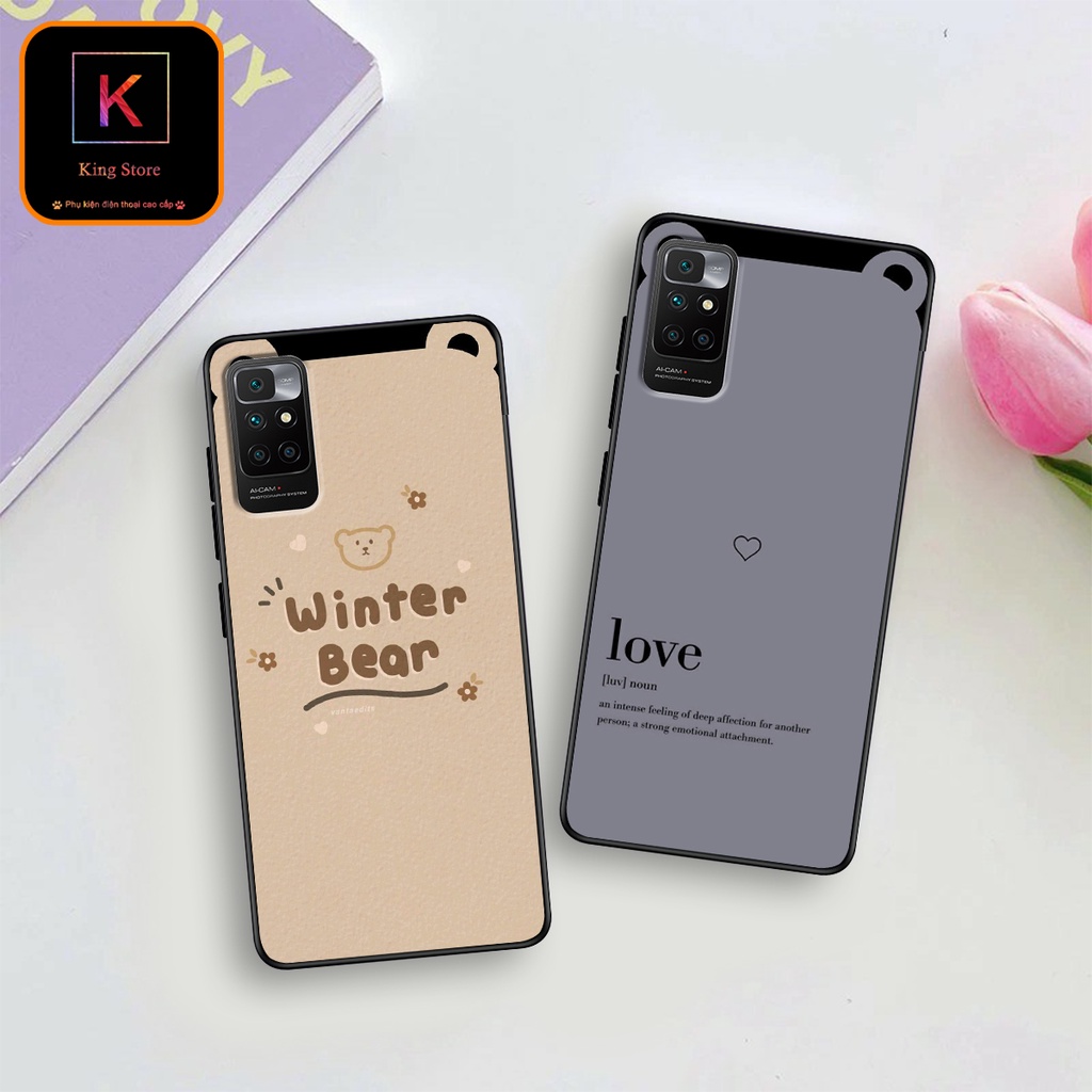 Ốp lưng Xiaomi Redmi 10 - Redmi 10A - Redmi 10C - Ốp in hình tai thỏ siêu dễ thương