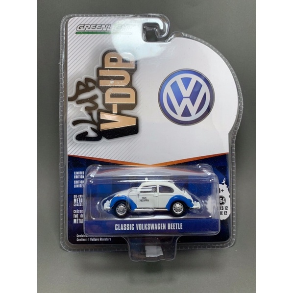 Greenlight - Classic Volkswagen Beetle - Xe mô hình tỉ lệ 1/64