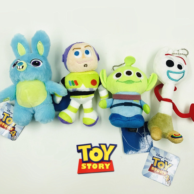 Thú nhồi bông hoạt hình Toy Story 4 kèm móc khoá