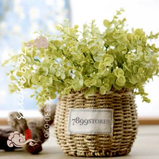 Giỏ cối mây bện gói hoa