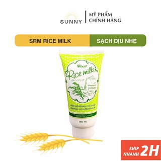 Sữa rửa mặt Rice Milk 180ml làm sạch diu nhẹ, an toàn cho da