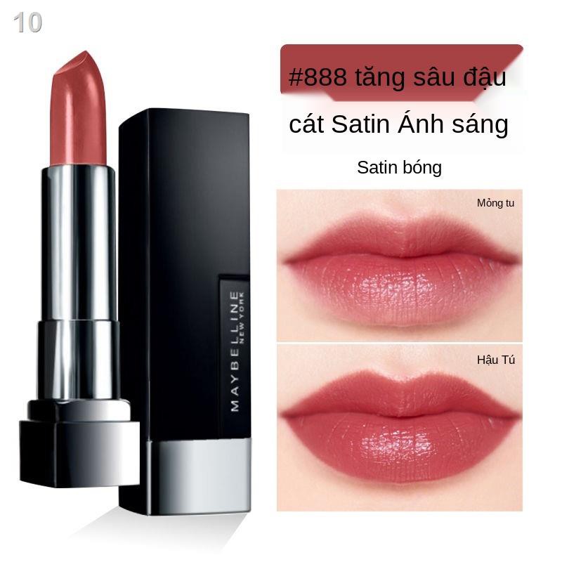 Maybelline Lipstick Women s Chính hãng Matte Chất son lì không dễ phai, thấm nước và lâu trôi màu đỏ ròng. cùng đ